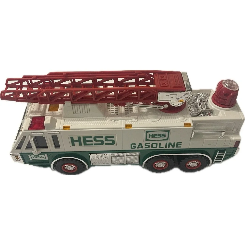 New Box Vintage -1996 Hess Emergency Truck - Ladder Siren Horn Light Flash